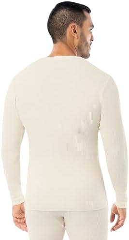 Indera Men's Heavyweight Cotton Waffle Thermal Underwear Crew Top