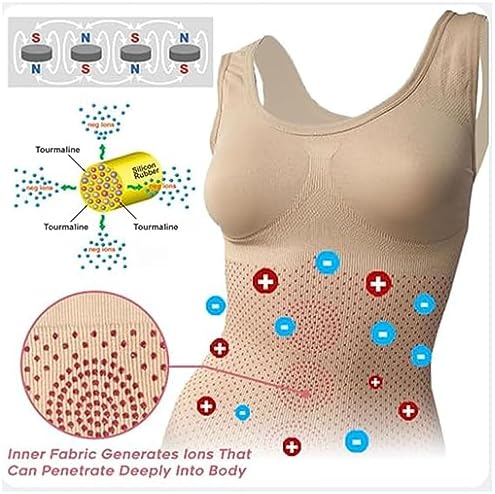 IONsWear Tourmaline Sculpting Vest - Ionic Shaping Slim Ion Energy For Women