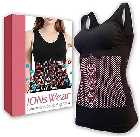 IONsWear Tourmaline Sculpting Vest - Ionic Shaping Slim Ion Energy for Women