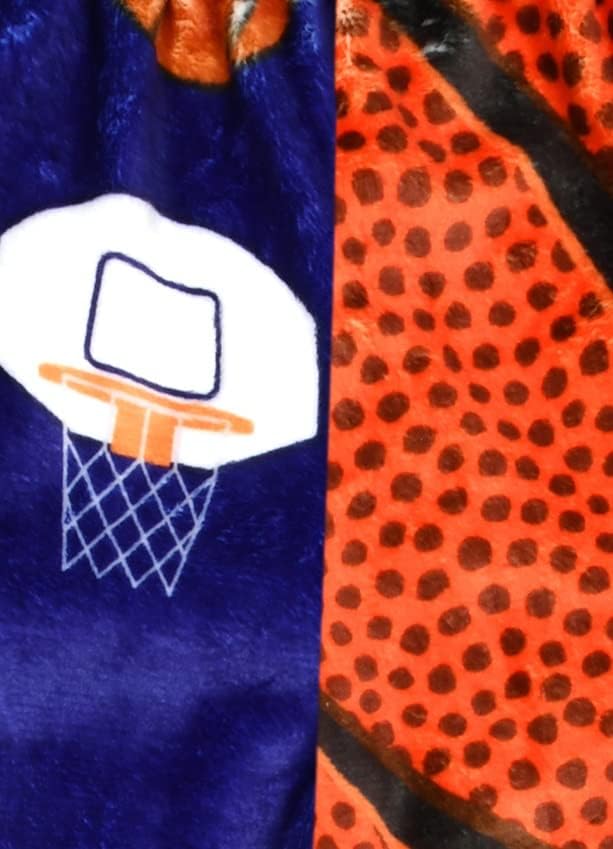Iscream Big Boys Fun Print Silky Soft Plush Fleece Pants - Play Ball Collection