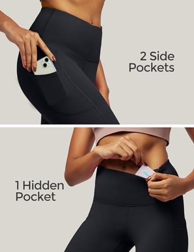 IUGA High Waist Yoga Pants With Pockets Leggings For Women Tummy Control Workout Leggings For Women 4 Way Stretch
