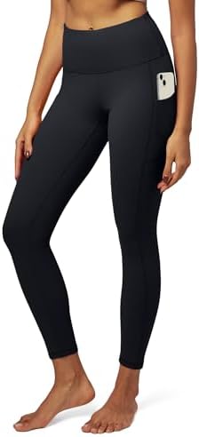 IUGA High Waist Yoga Pants with Pockets Leggings for Women Tummy Control Workout Leggings for Women 4 Way Stretch