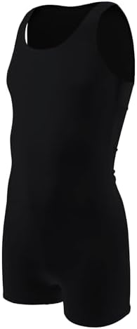 JEERLEEP Mens Athletic Supporters Sleeveless Mankini Leotard Boxers Bodysuit Singlets Leotard Jumpsuits