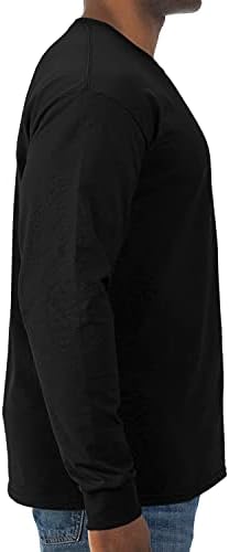 Jerzees Men's Dri-Power Cotton Blend Long Sleeve Tees Moisture Wicking Odor Protection UPF 30+ Sizes S-3x