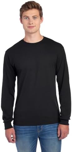 Jerzees Men's Dri-Power Cotton Blend Long Sleeve Tees Moisture Wicking Odor Protection UPF 30+ Sizes S-3x