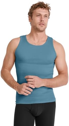 Jockey Men's Undershirt 100% Cotton Tall Man A-Shirt Tank - 3 Pack
