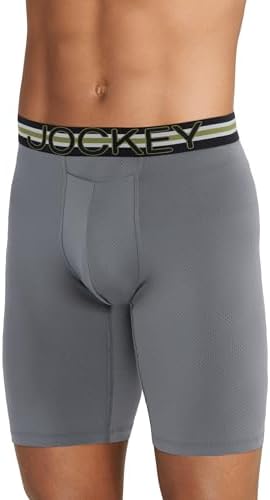 Jockey Sport Men's Underwear Stability Pouch Microfiber 11" Quad Short