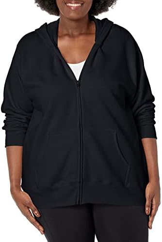 Just My Size Women's Zip-up Fleece Hoodie EcoSmart Hooded Sweatshirt Plus Size