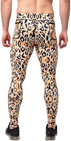 Kapow Meggings Performance Range - Mens Compression Leggings With Pockets For Sports Athletic Workout Leggings