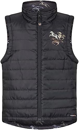 Kerrits Kids Pony Tracks Reversible Quilted Vest