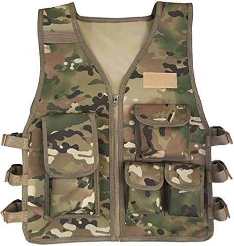 Kids Army Camouflage Outdoor Combat Vest (Cp Color 0-8 Year)