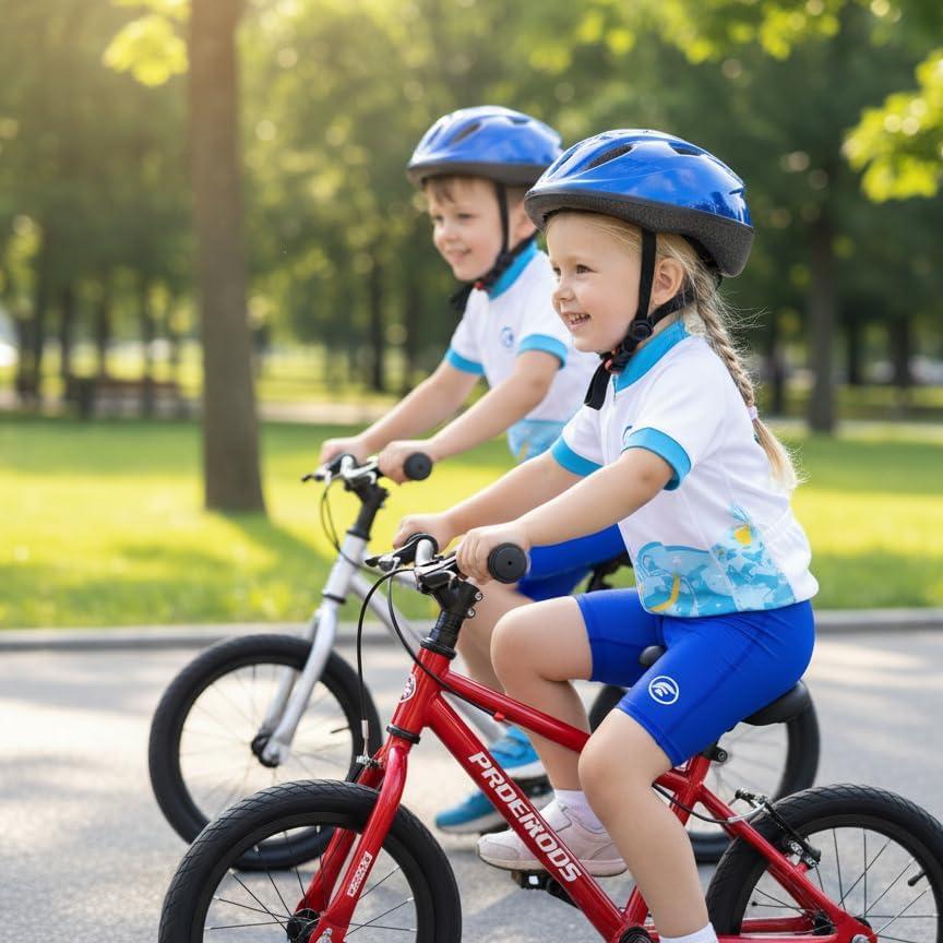 Kids Padded Bike Shorts Boys Girls Balance Bike Youth Cycling Underwear Shorts Cycling Bike Shorts