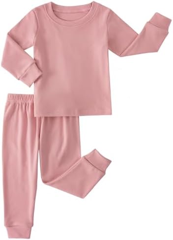 Kids Thermal Underwear Set Toddler Winter Base Layer Ultra Soft Long Johns for Little Big Boys Girls 2-8Yrs