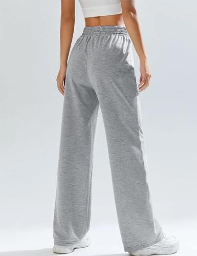 Kiench Teens Girls' Straight Leg Sweatpants High Waisted Baggy Joggers Drawstring