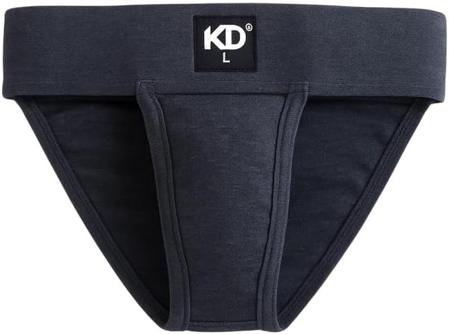 KNK Men’s Gym Jockstrap Supporter with Back Cover 100% Organic Cotton Jockstrap with Cup Pocket Sports Fit