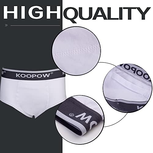 KOOPOW Youth Boys Baseball Cup Briefs With Soft Protective Athletic Underwear For Football Lacrosse