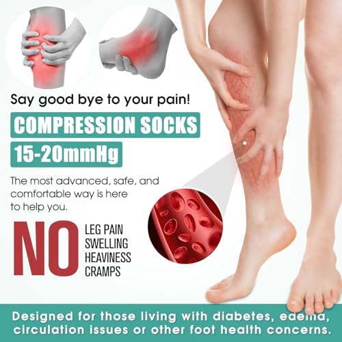 Laite Hebe 3 Pack Compression Sock-Compression Sock For Women And Men Circulation -Best For Running Athletic Sports