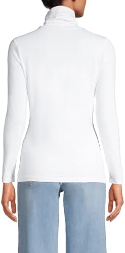 Lands' End Lightweight Jersey Long Sleeve Turtleneck