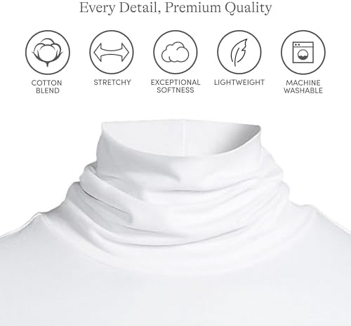 Lands' End Lightweight Jersey Long Sleeve Turtleneck