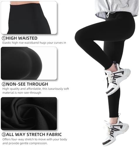 Leggings For Women - High Waisted Workout Women's Leggings Running