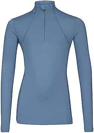 Lemieux Young Rider Childrens Base Layer - Ice Blue - 11-12 Years