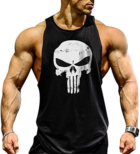 Lift Men's Bodybuilding Gym Tank Tops Workout Stringer Sleeveless Shirts Vest Cotton