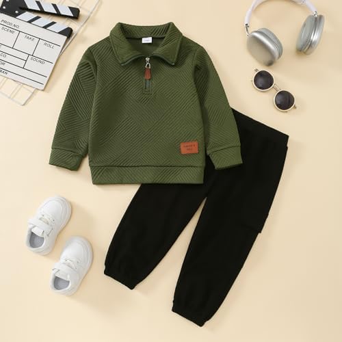 Little Boy Clothes Long Sleeve Sweatshirts+Casual Pants 2PC Fall Winter Outfits
