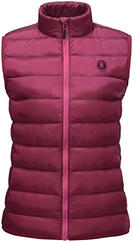 Little Donkey Andy Women's Lightweight Puffer Vest Outerwear Winter Warm Sleeveless Jacket For Casual Travel Golf Hiking