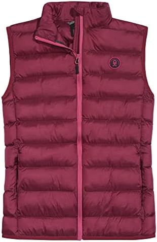 Little Donkey Andy Women's Lightweight Puffer Vest Outerwear Winter Warm Sleeveless Jacket For Casual Travel Golf Hiking