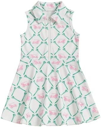 Little Girls Mardi Gras Outfit Toddler Sleeveless A Line Sun Dress Kids Zipper Party Dresses Spring Summer Clothes