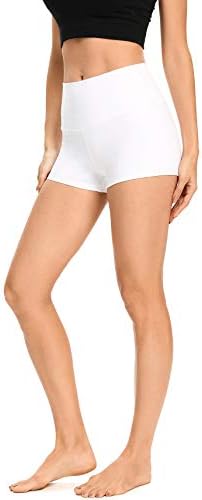 LXNMGO Women's 2"/7" High Waist Yoga Shorts Tummy Control Workout Running Biker Volleyball Shorts For Women With Side Pockets