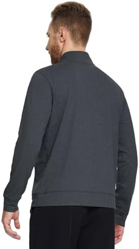 M MAELREG Quarter Zip Pullover Men Moisture Wicking Performance Heather Midlayer Golf 1/4 Zip Pullover Mens Sweatshirt