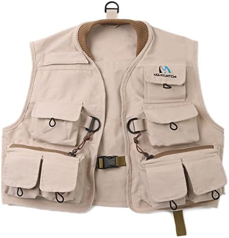 M MAXIMUMCATCH Maxcatch Kids Fly Fishing Vest Youth Vest Pack 100% Cotton