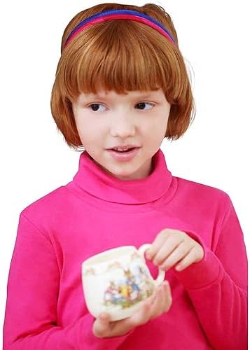 Made In USA Turtleneck 100% Cotton For Boys And Girls In Basic Colors For Kids School Base Layering