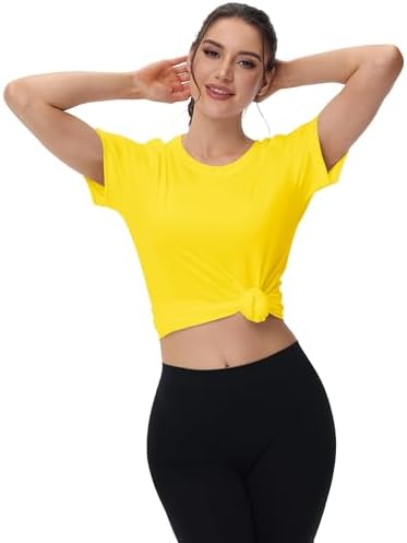 MAGCOMSEN Women's Short Sleeve T-Shirts UPF 50+ Sun Protection Quick Dry Athletic Running Workout Rash Guard Tops