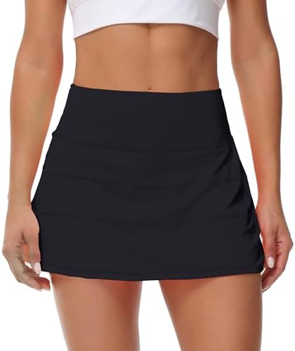 MCEDAR Pleated Tennis Skirt for Women with Pockets Women's High Waisted Athletic Golf Skorts Skirts Running Workout Shorts
