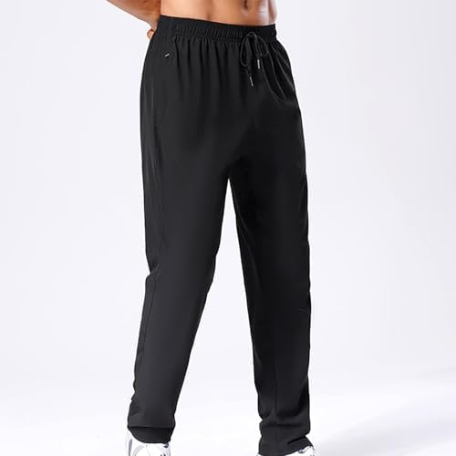 Men's Athletic Long Pants Lightweight And Quick-Dry With Pockets