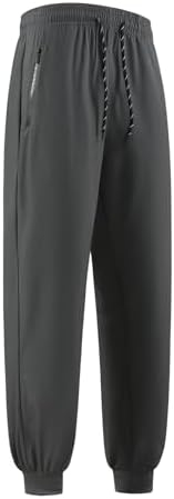 Men's Elastic Waist Pants With Pockets For Casual Comfort