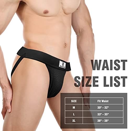 Men's Jock Strap Wide Band Mesh Male Underwear Jockstrap Athletic Supporter For Gym Vasectomy
