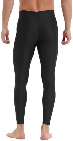 Men's Long Swim Pants UV Protection Compression Workout Surfing Legging Quick-Dry & Breathable Swimming Pants