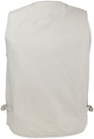 Men's Poplin Outdoors Travel Sports Multi-Pockets Work Fishing Vest