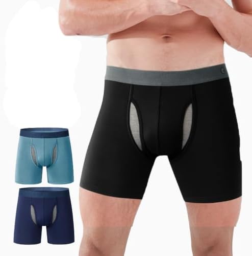 Men's Quick Dry Sports Briefs Breathable and Sweat Wicking Marathon Running Fitness Cycling Mountaineering 2 Pcs