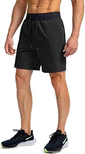 Men's Running Shorts With Zipper Pockets 9 Inch/ 7 Inch / 5 Inch Lightweight Quick Dry Gym Workout Athletic Shorts For Men