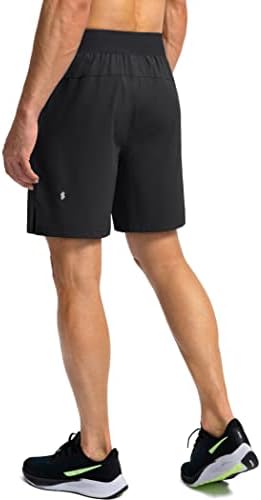 Men's Running Shorts With Zipper Pockets 9 Inch/ 7 Inch / 5 Inch Lightweight Quick Dry Gym Workout Athletic Shorts For Men