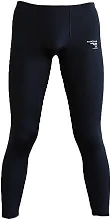 Mens Ice Silk Underwear Pants Low Rise Long John Leggings Base Layer Sports Bottom