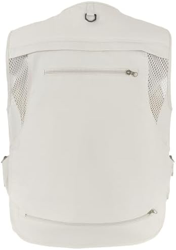 Mens Lightweight Safari Travel Fishing Photography Outdoor Work Cargo Vest With Pockets
