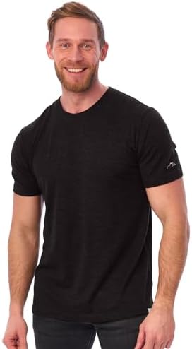Merino.tech Merino Wool T-Shirt Mens - 100% Merino Wool Undershirt Lightweight Base Layer