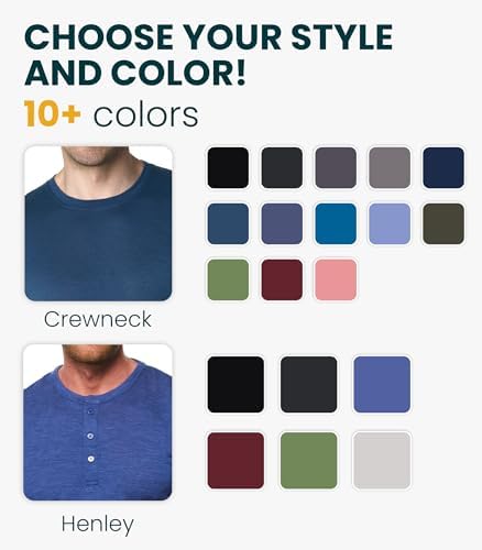 Merino Wool Base Layer Mens - 100% Merino Wool Shirts For Men Thermal Underwear Long Sleeve T-Shirt For Hiking Hunting