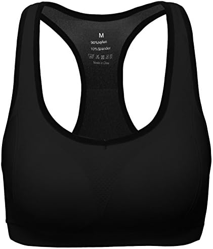 MIRITY Women Racerback Sports Bras - High Impact Workout Gym Activewear Bra