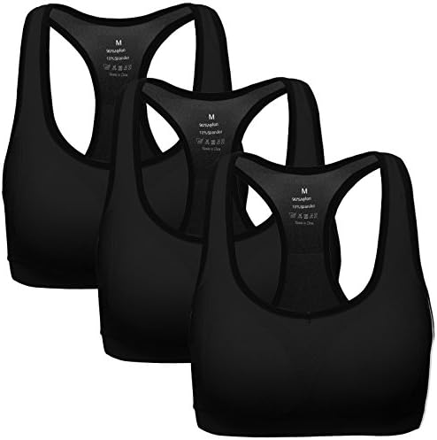 MIRITY Women Racerback Sports Bras - High Impact Workout Gym Activewear Bra